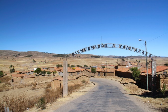 The village of Yamparaez offers a warm welcome but little else, Bolivia