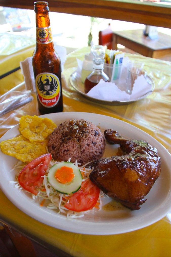Caribbean food, Cahuita, Costa Rica